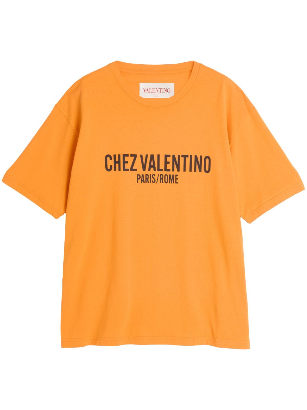VMG16PAPG146 CHEZ VALENTINO 코튼 티셔츠